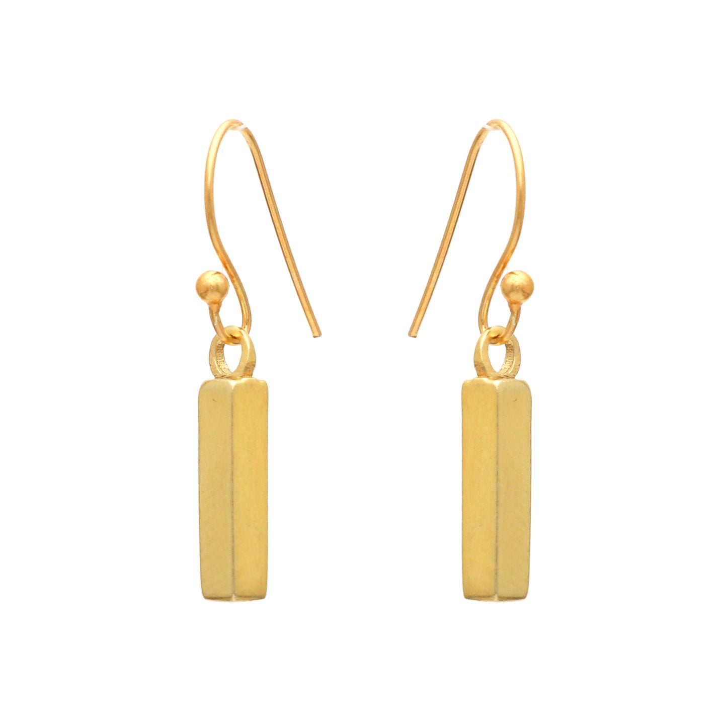 Minimal Gold plated 925 sterling silver earrings