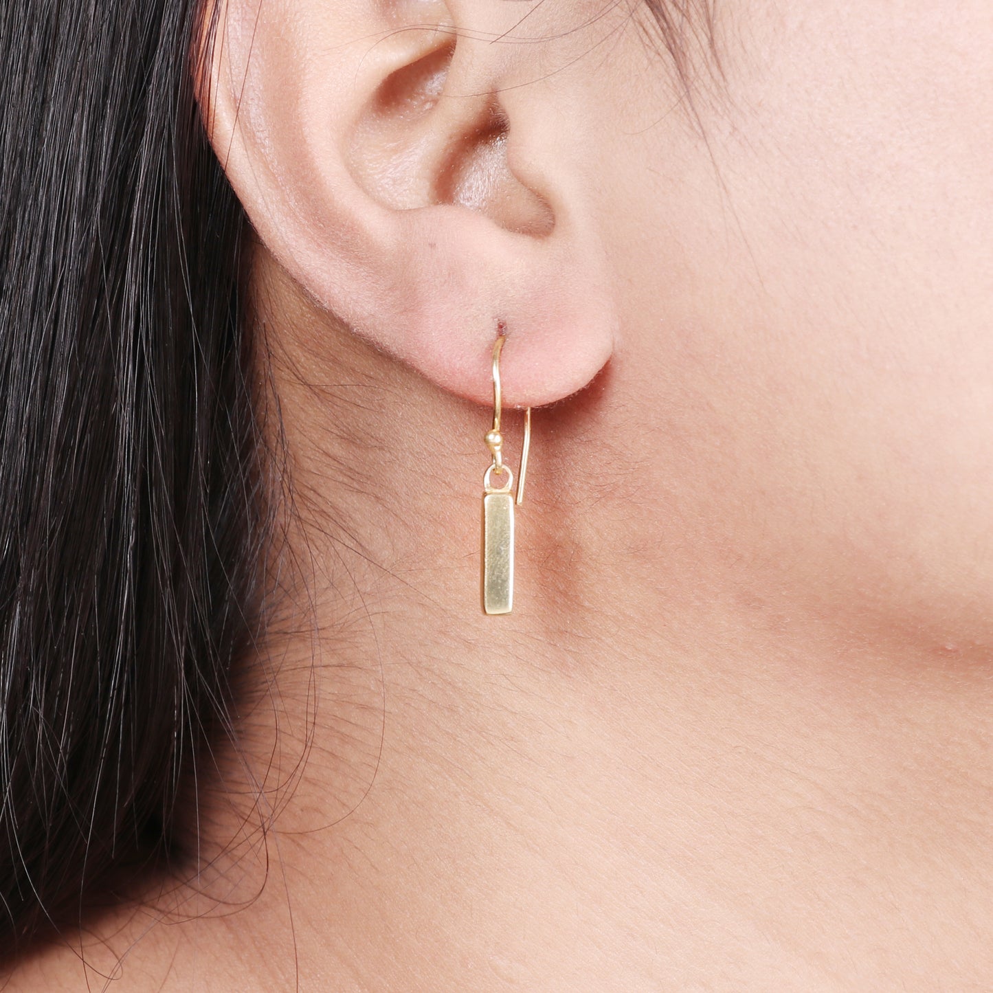 Minimal Gold plated 925 sterling silver earrings