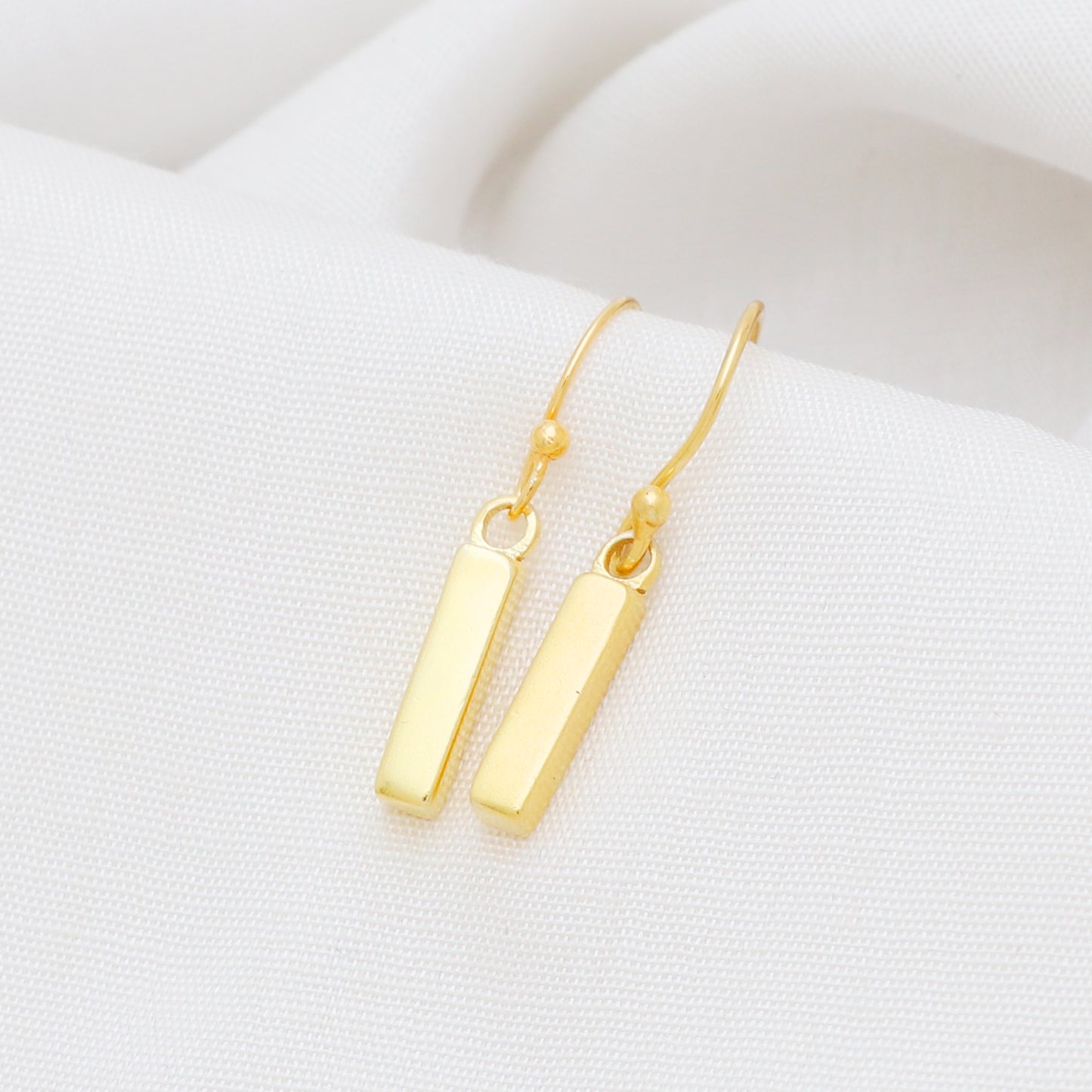 Minimal Gold plated 925 sterling silver earrings