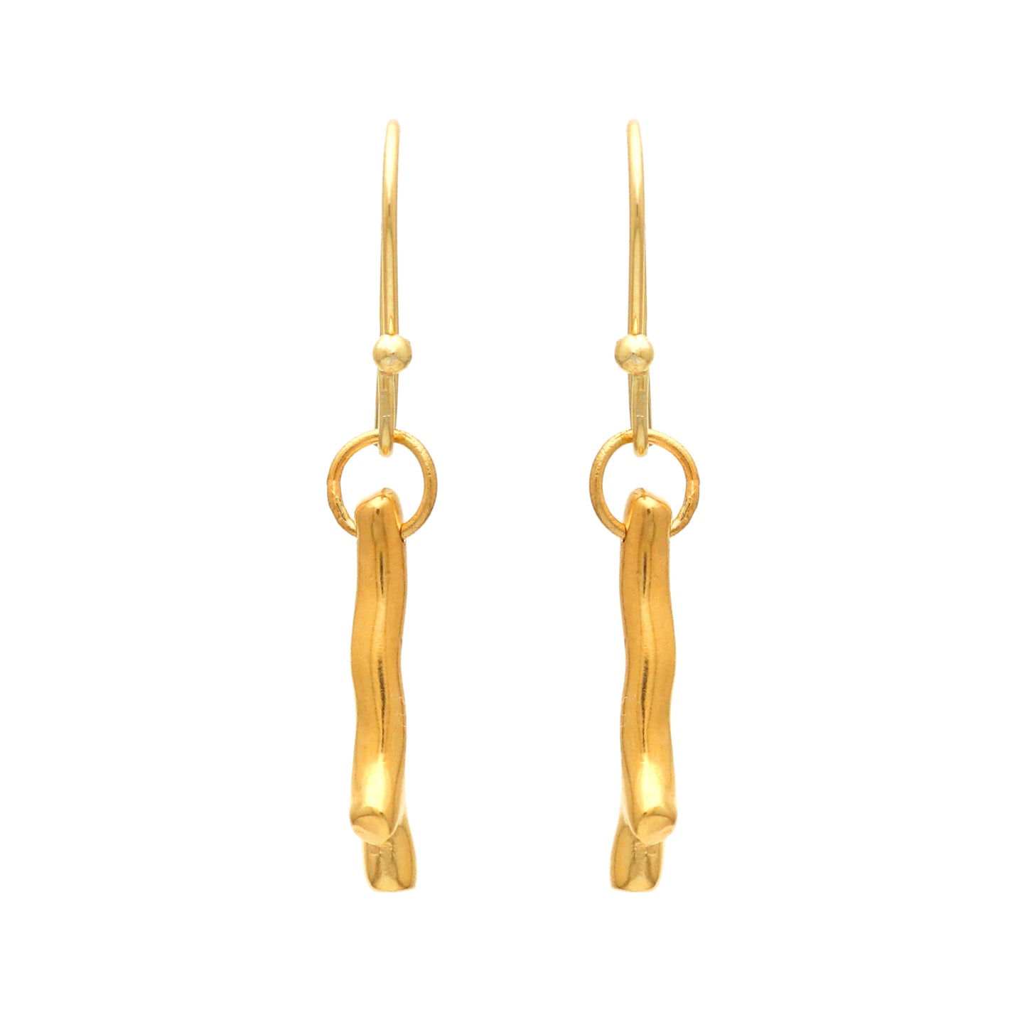 Minimal Gold plated 925 sterling silver earrings