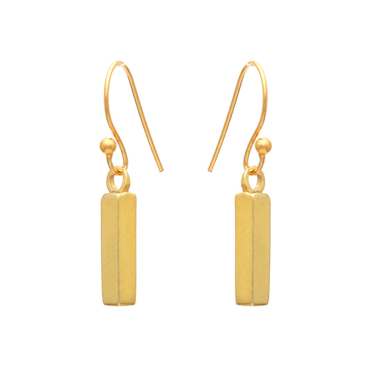 Minimal Gold plated 925 sterling silver earrings